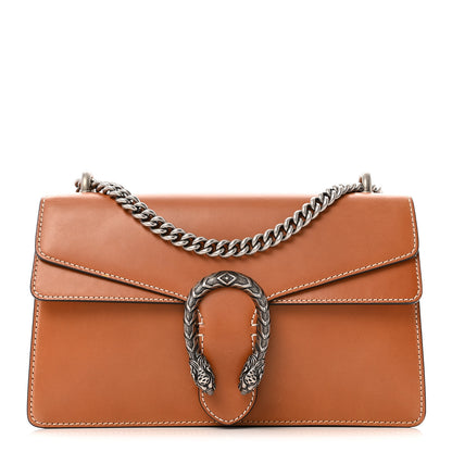 Gucci Calfskin Small Dionysus Shoulder Bag Harness Brown 1 of 14