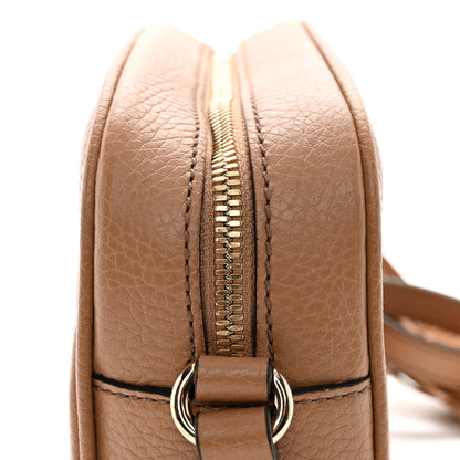 Gucci Pebbled Calfskin Small Soho Disco Bag Camelia 11 of 11