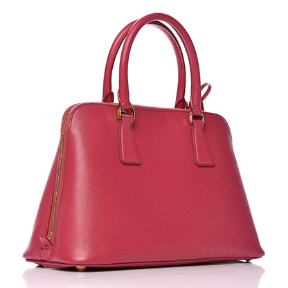 Prada Saffiano Lux Medium Promenade Tote Peonia 3 of 10