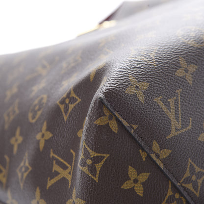 Louis Vuitton Monogram Flower Hobo Beige 9 of 14