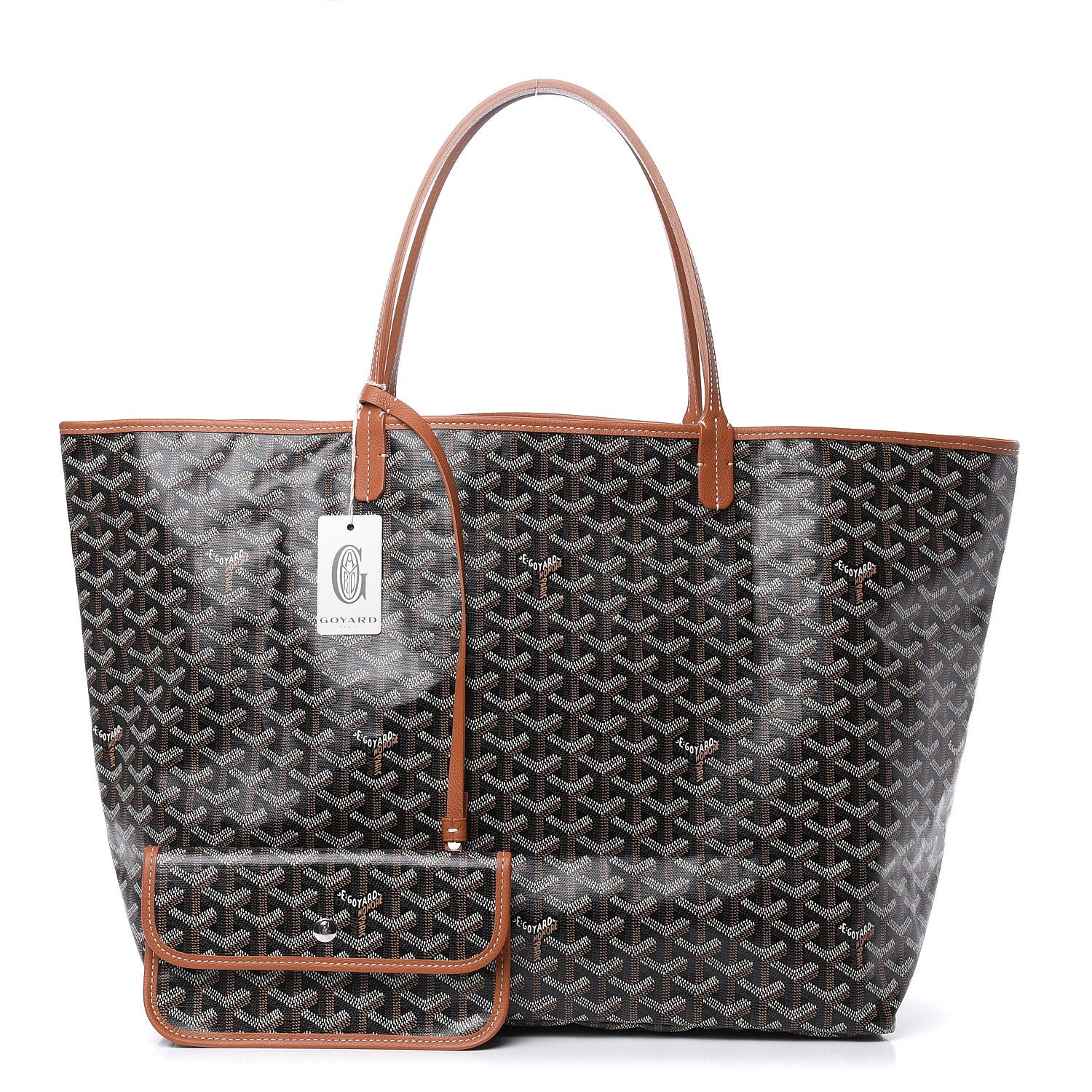 Goyard Goyardine Saint Louis GM Black Gold 1 of 10