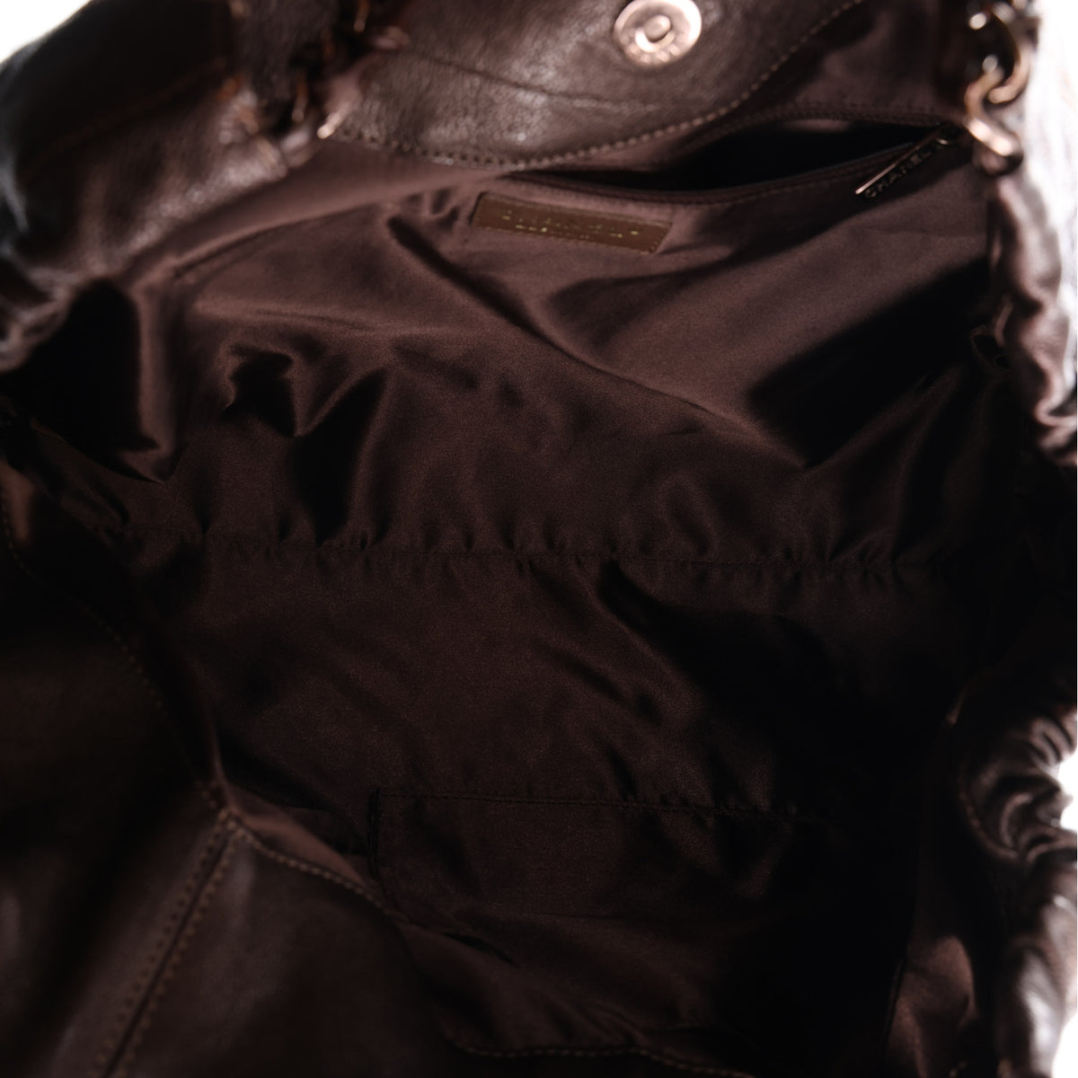 Chanel Metallic Calfskin Baby Coco Cabas Bronze 6 of 11