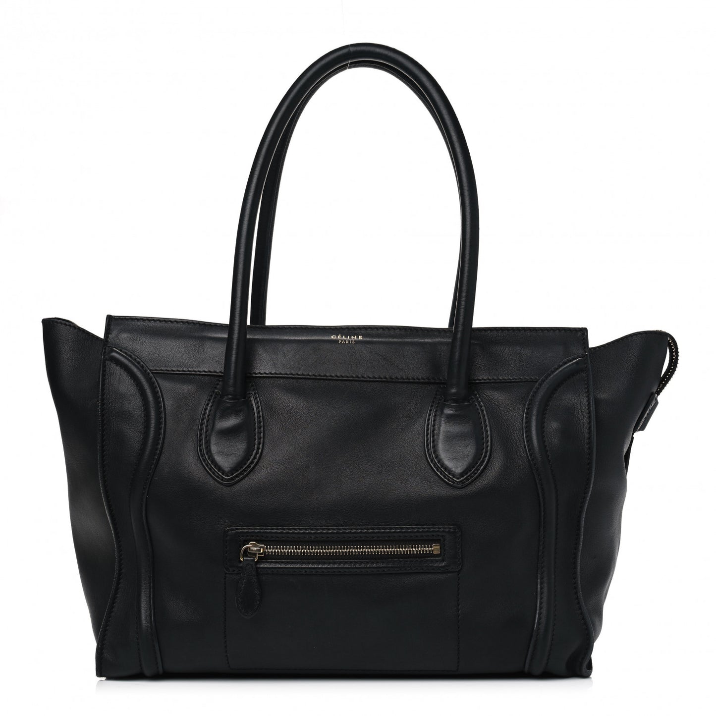 Smooth Calfskin Mini Luggage Black