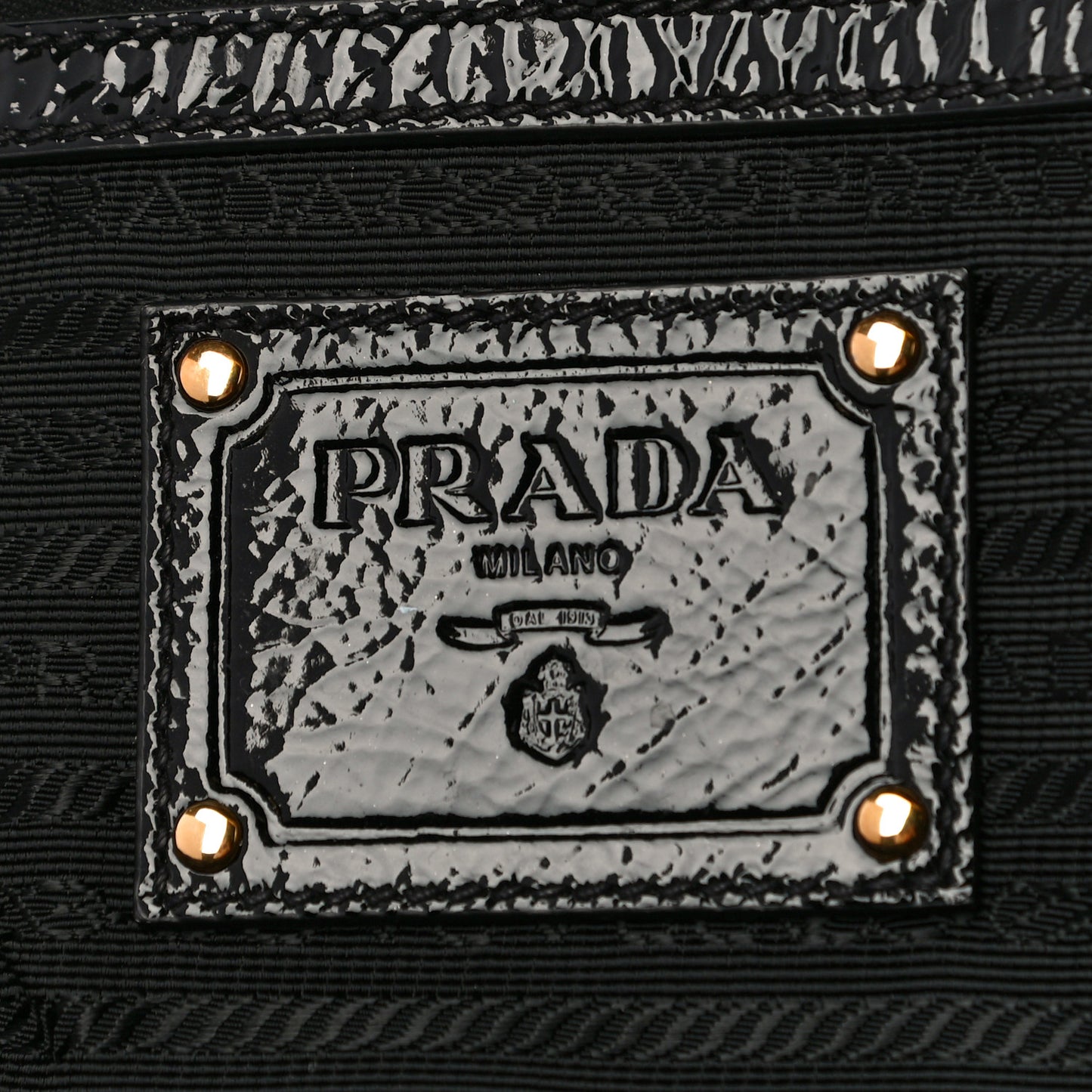 Tessuto Nylon Pietre Jeweled Tote Black