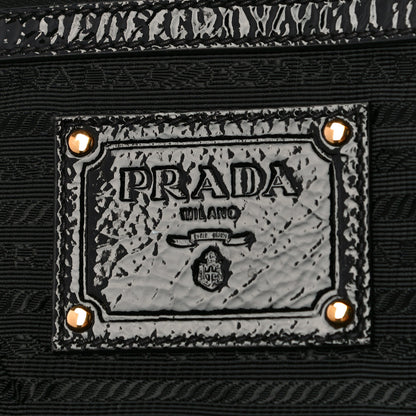 Prada Tessuto Nylon Pietre Jeweled Tote Black 5 of 9