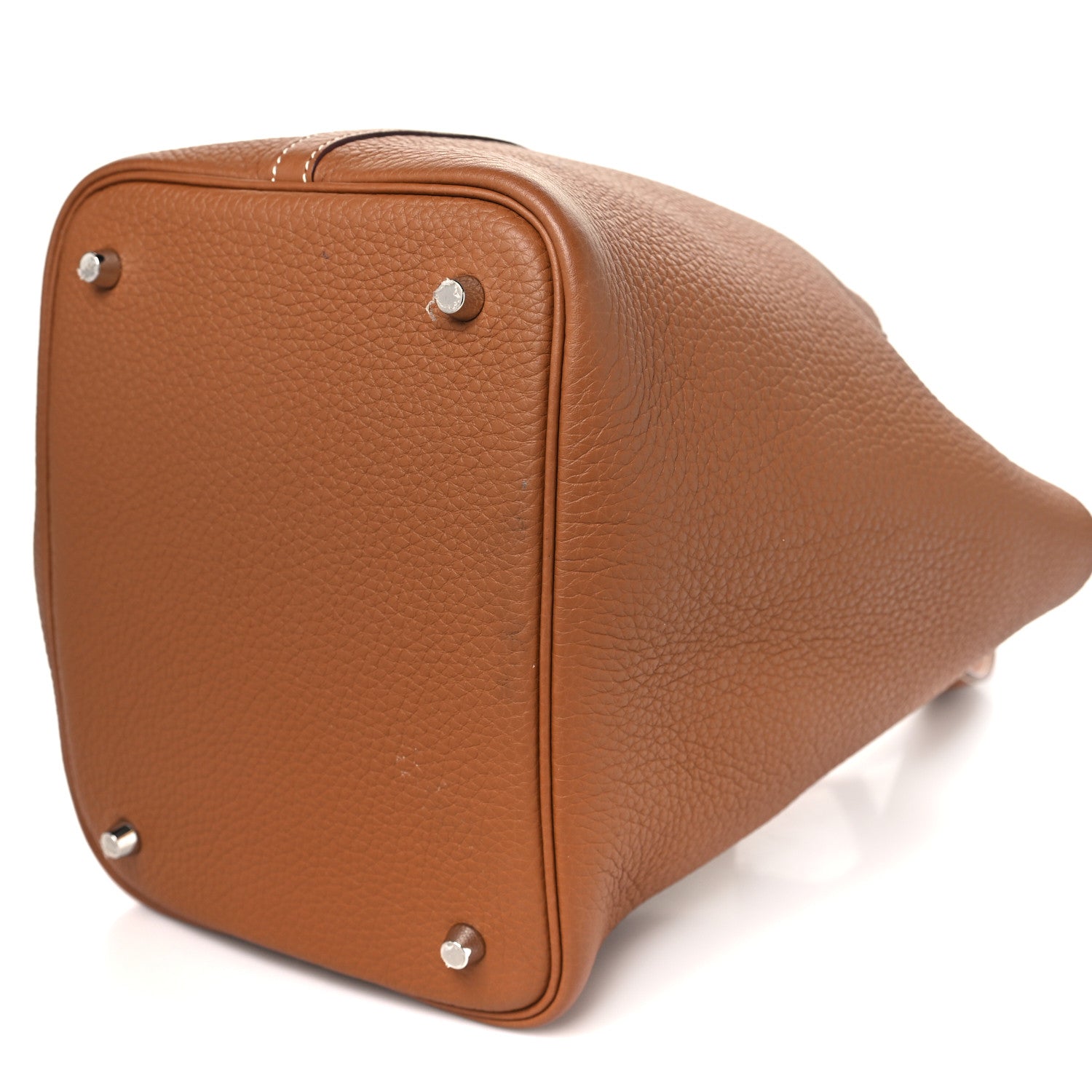 Hermes Taurillon Clemence Picotin Lock 22 MM Gold 9 of 11