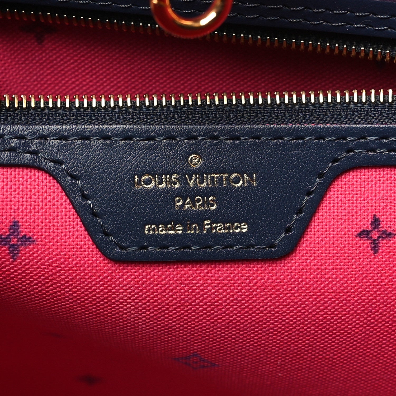 Louis Vuitton Monogram Giant Spring In The City Neverfull MM Midnight Fuchsia 8 of 11