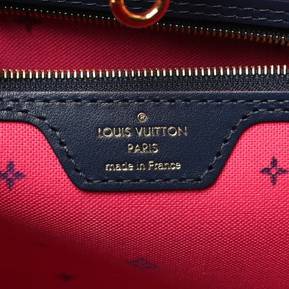Louis Vuitton Monogram Giant Spring In The City Neverfull MM Midnight Fuchsia 8 of 11