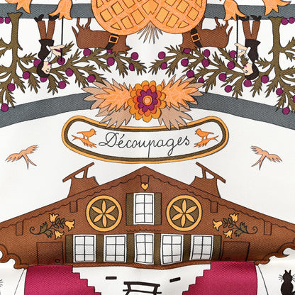 Hermes Silk Decoupages Scarf 90 3 of 5