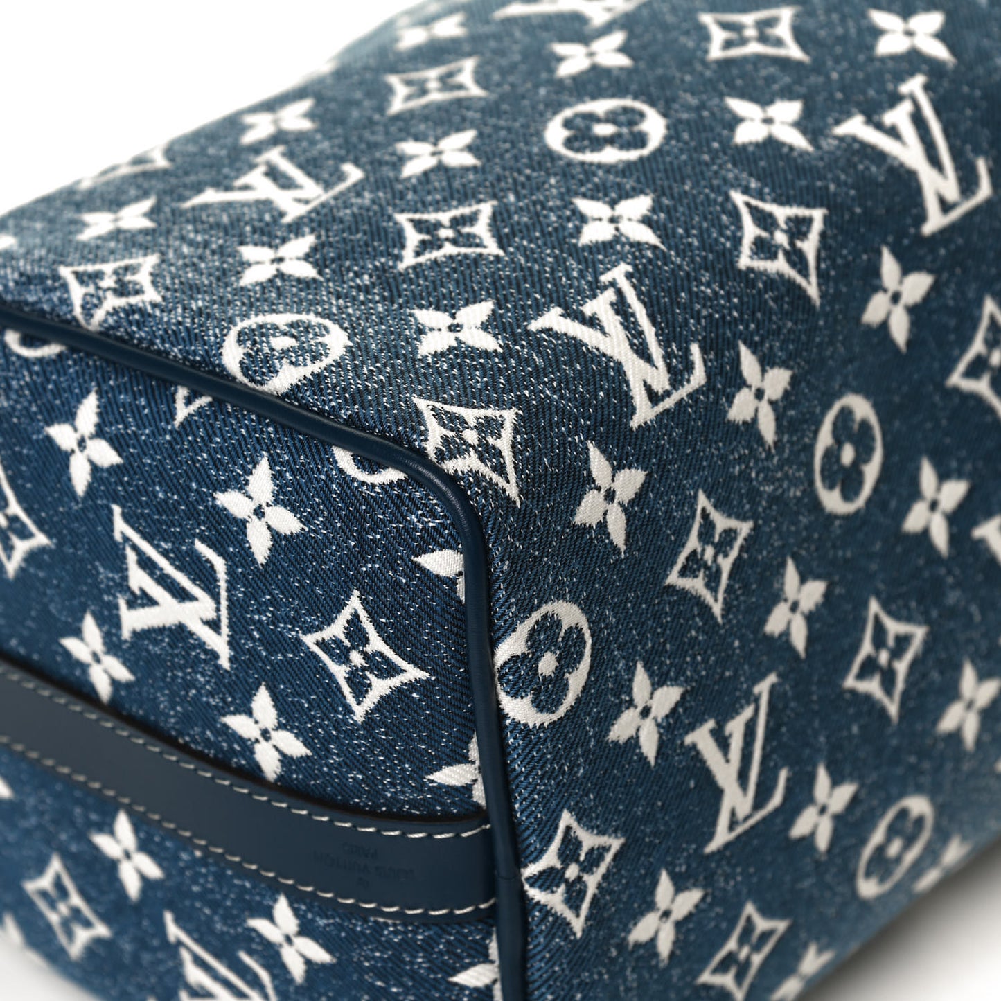 Monogram Jacquard Denim Speedy Bandouliere 25 Bleu