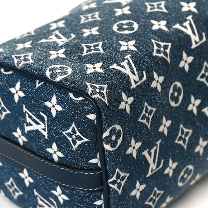Louis Vuitton Monogram Jacquard Denim Speedy Bandouliere 25 Bleu 11 of 11