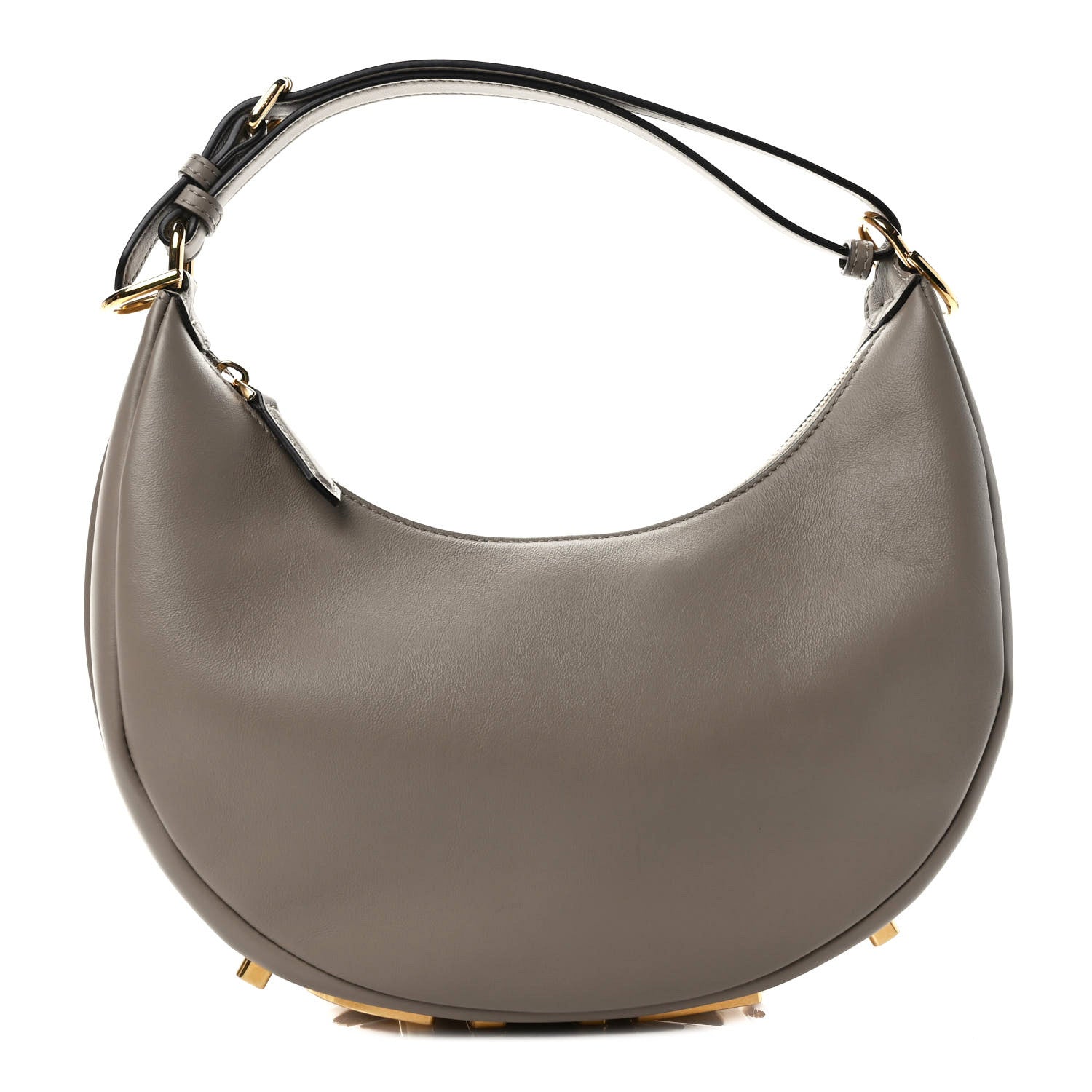 Fendi Vitello Grace Matte Small Fendigraphy Hobo Bag Tortora 1 of 10