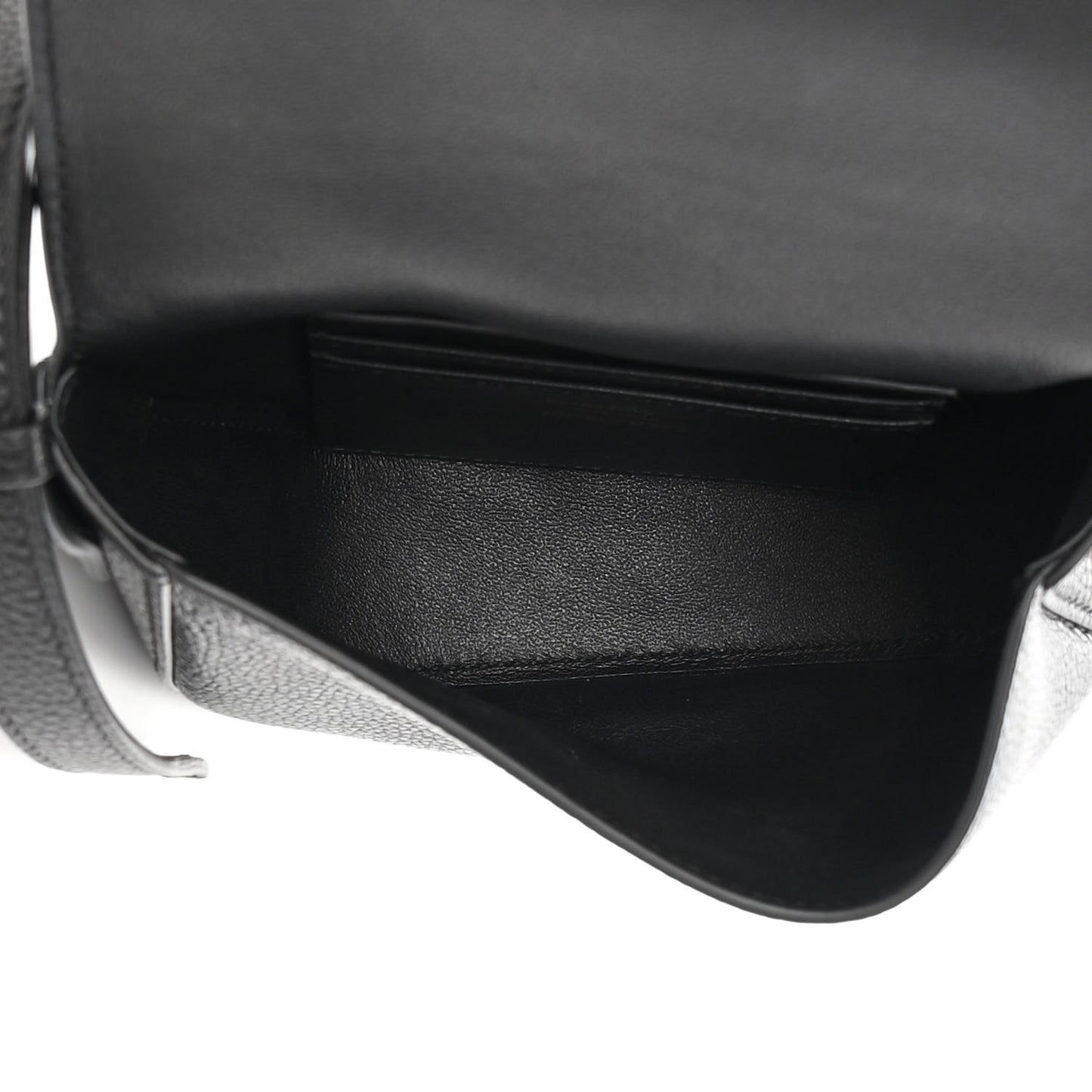 Calfskin Gancini City Crossbody Black