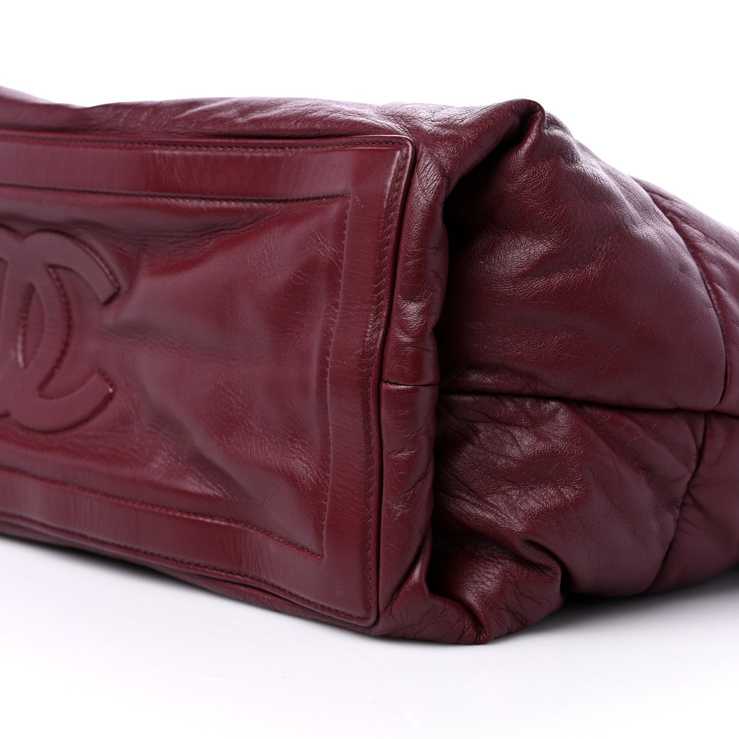 Chanel Lambskin Quilted Medium Coco Cocoon Reversible Tote Black 9 of 10