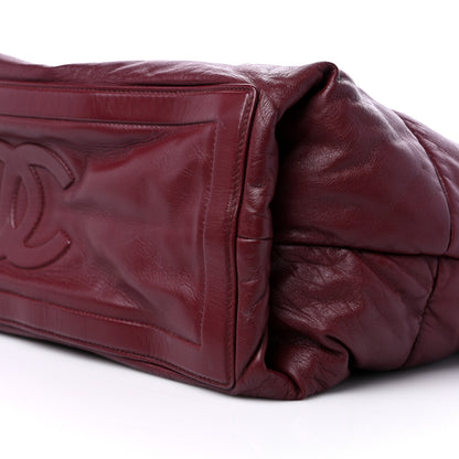 Chanel Lambskin Quilted Medium Coco Cocoon Reversible Tote Black 9 of 10