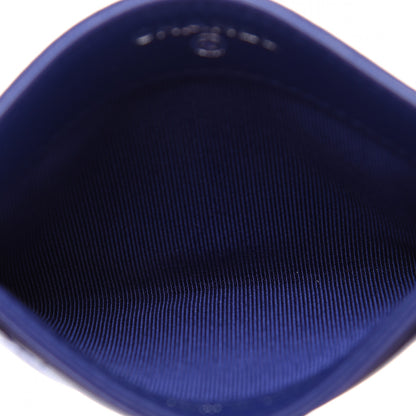 Chanel Lambskin Quilted Card Holder Blue 5 of 9
