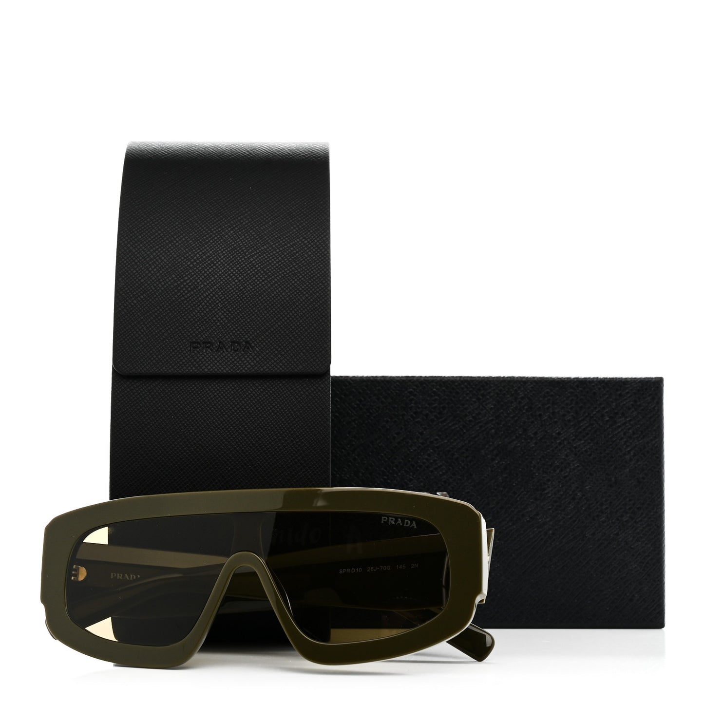Acetate Shield Sunglasses SPR D10 Oliva