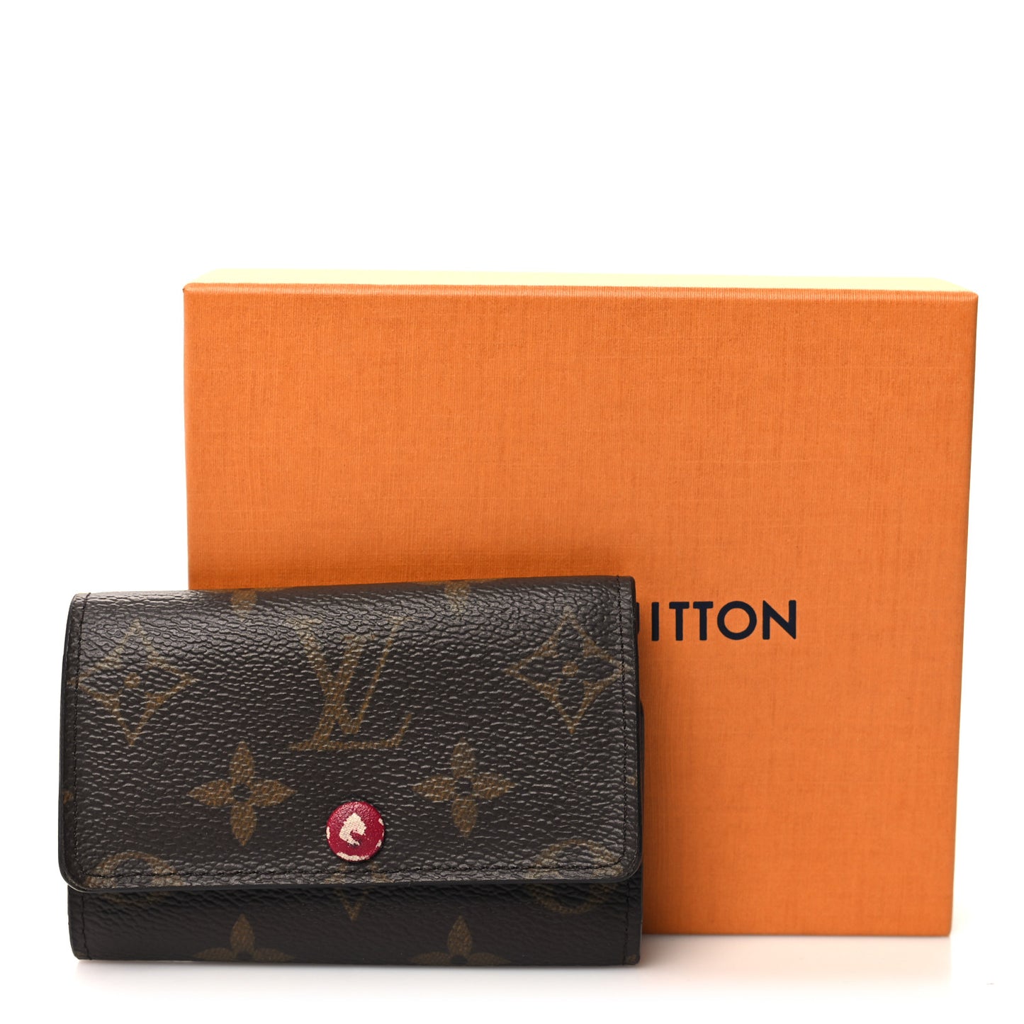 LOUIS VUITTON Monogram 6 Key Multicles Holder Fuchsia