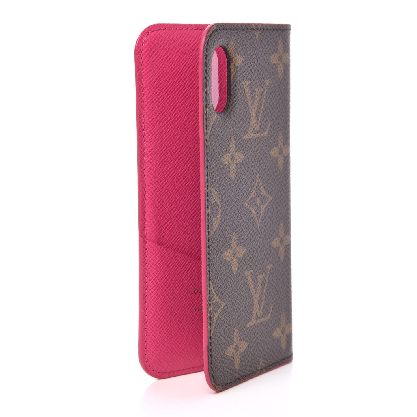 Monogram iPhone X Folio Case Rose Pop