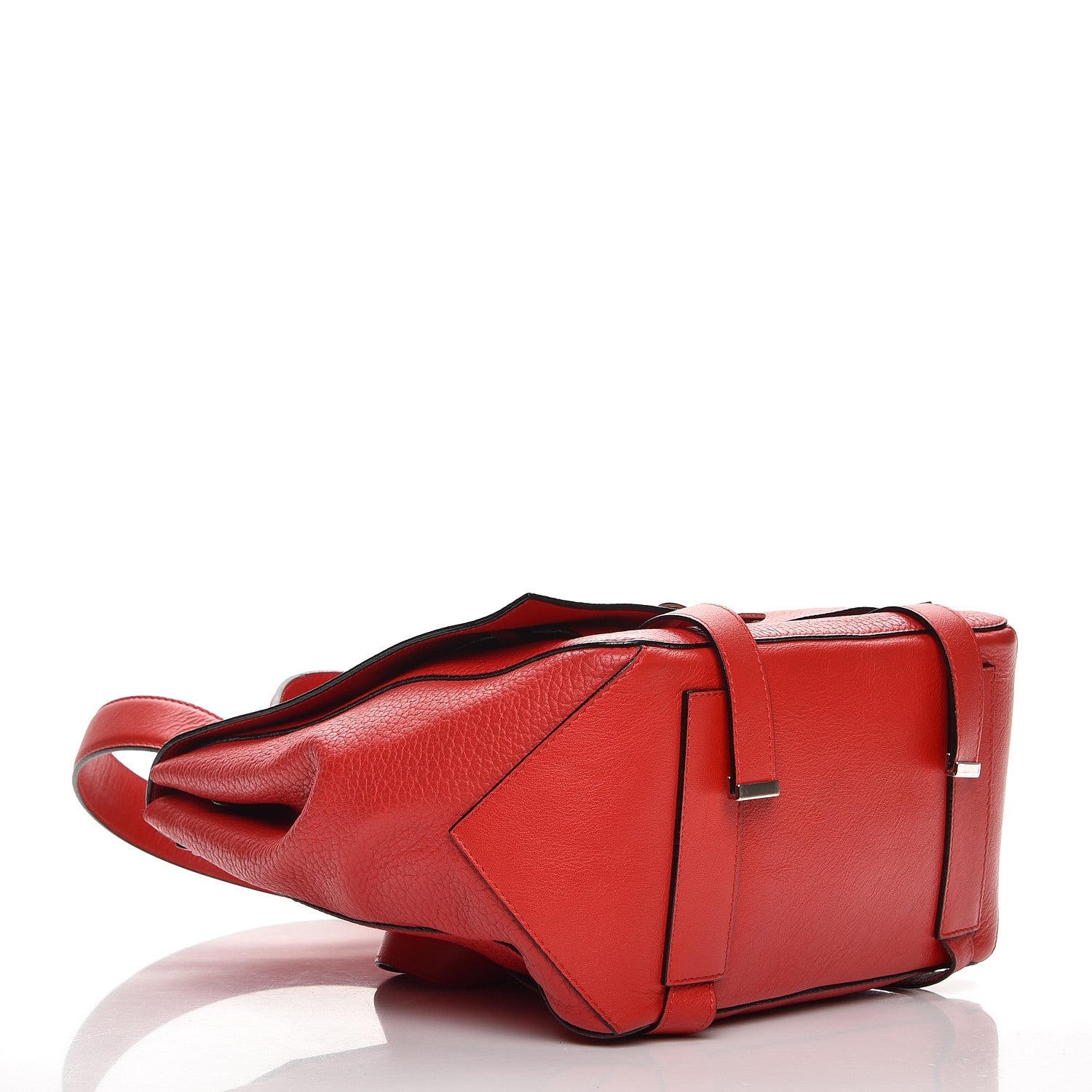 Proenza Schouler Pebbled Calfskin PS Courier Backpack Red 4 of 10