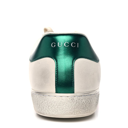 Gucci Distressed Calfskin Mens Ace Blade Sneakers 11 White 22 of 23
