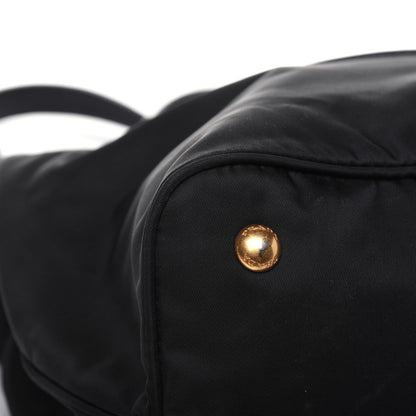 Prada Tessuto Nylon Soft Calf Tote Black 25 of 53