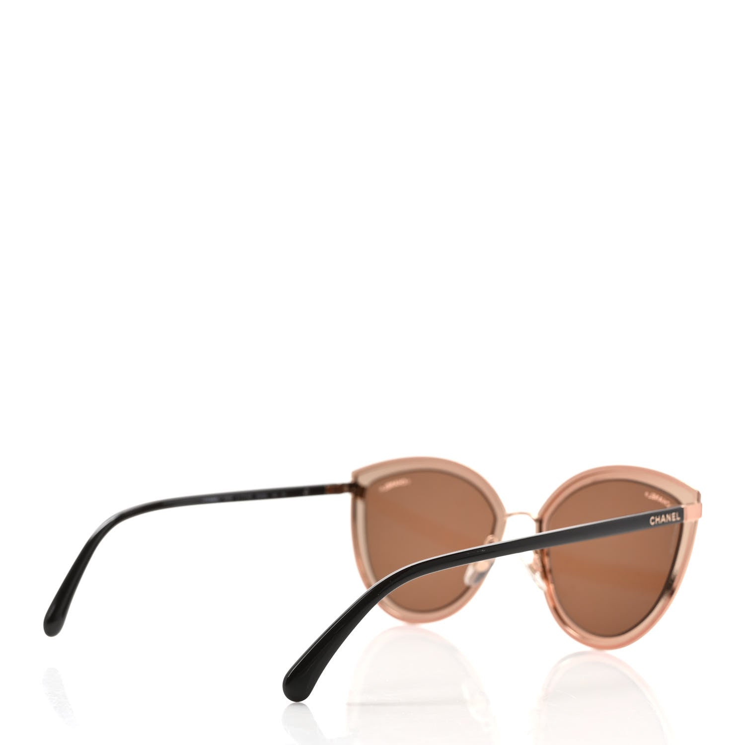 Chanel Metal Cat Eye Sunglasses 4222 Light Pink 4 of 9