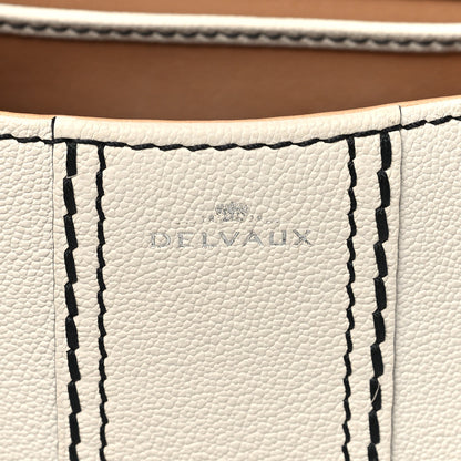Delvaux Grained Rodeo Calfskin Surpique Mini Brillant Satchel White 7 of 12