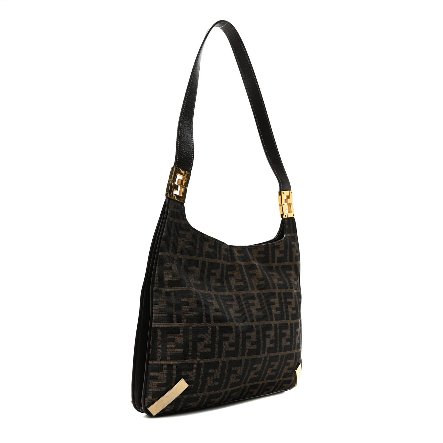 Zucca Vitello Shoulder Bag Tobacco