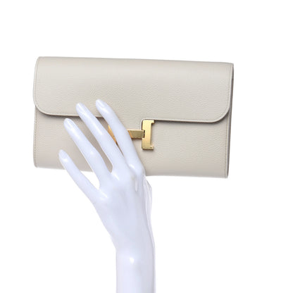 Hermes Evercolor Constance Long Wallet Beton 2 of 8