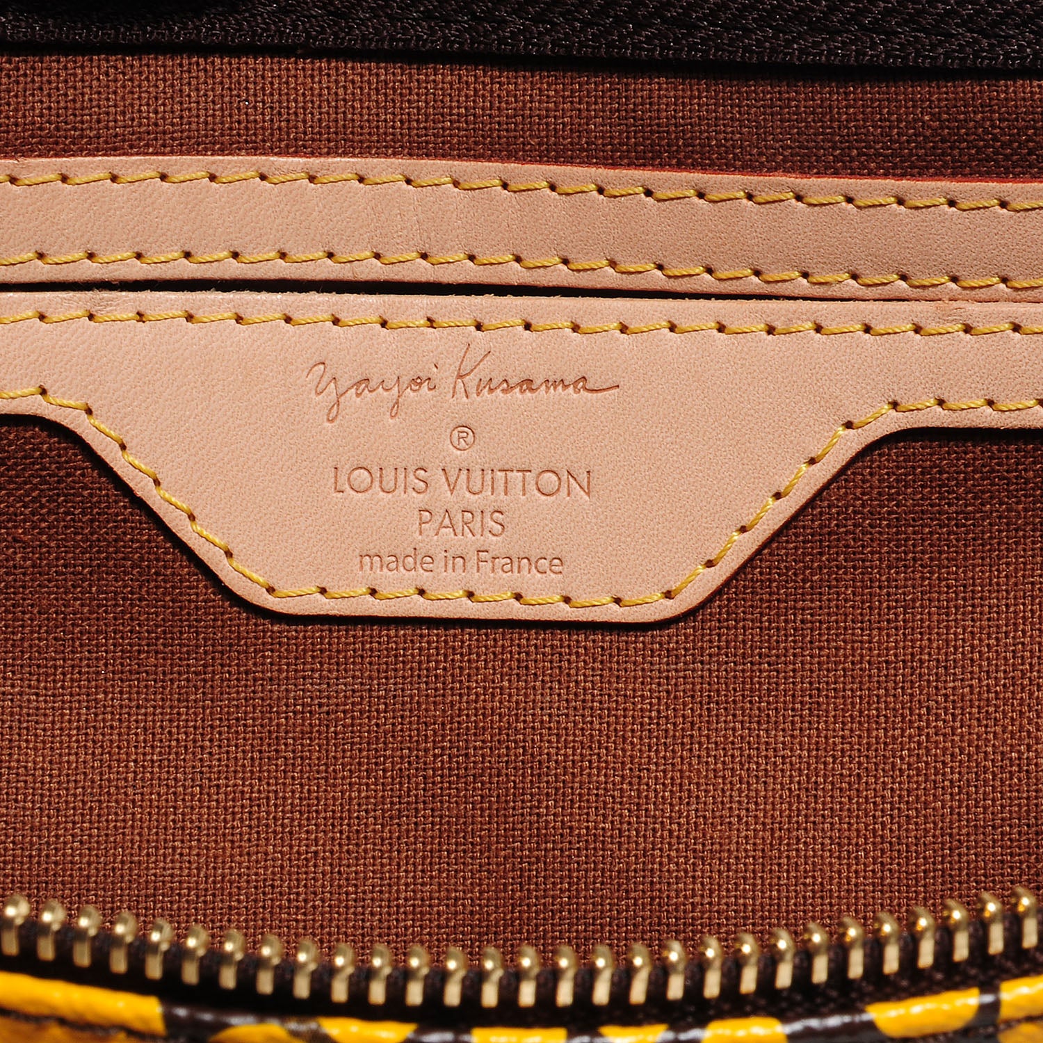 Louis Vuitton Monogram Kusama Town Speedy 30 Yellow 6 of 7