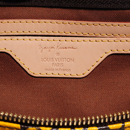 Louis Vuitton Monogram Kusama Town Speedy 30 Yellow 6 of 7