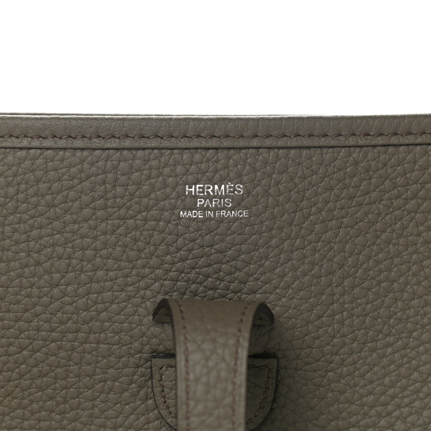 Hermes Taurillon Clemence Evelyne III PM Etain 7 of 11