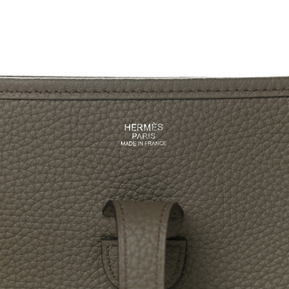 Hermes Taurillon Clemence Evelyne III PM Etain 7 of 11