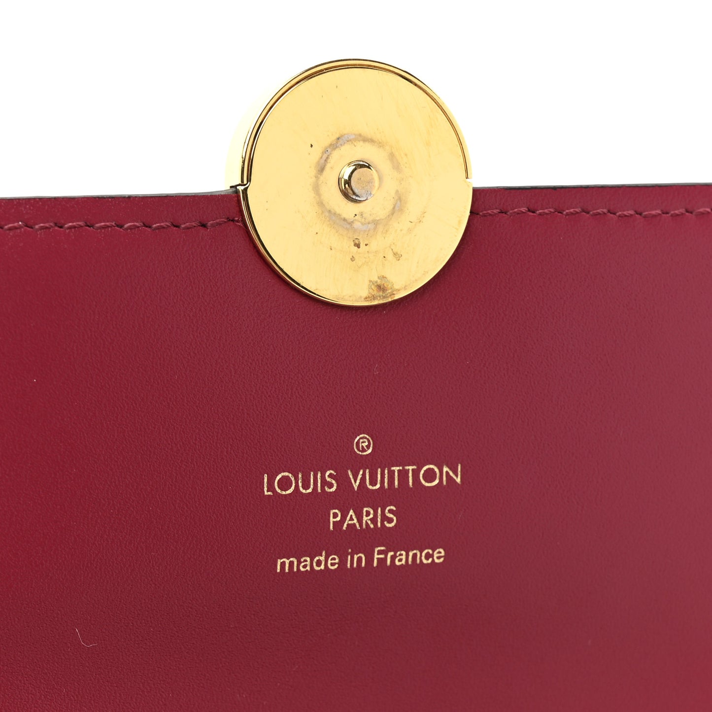 Monogram Flore Chain Wallet Fuchsia