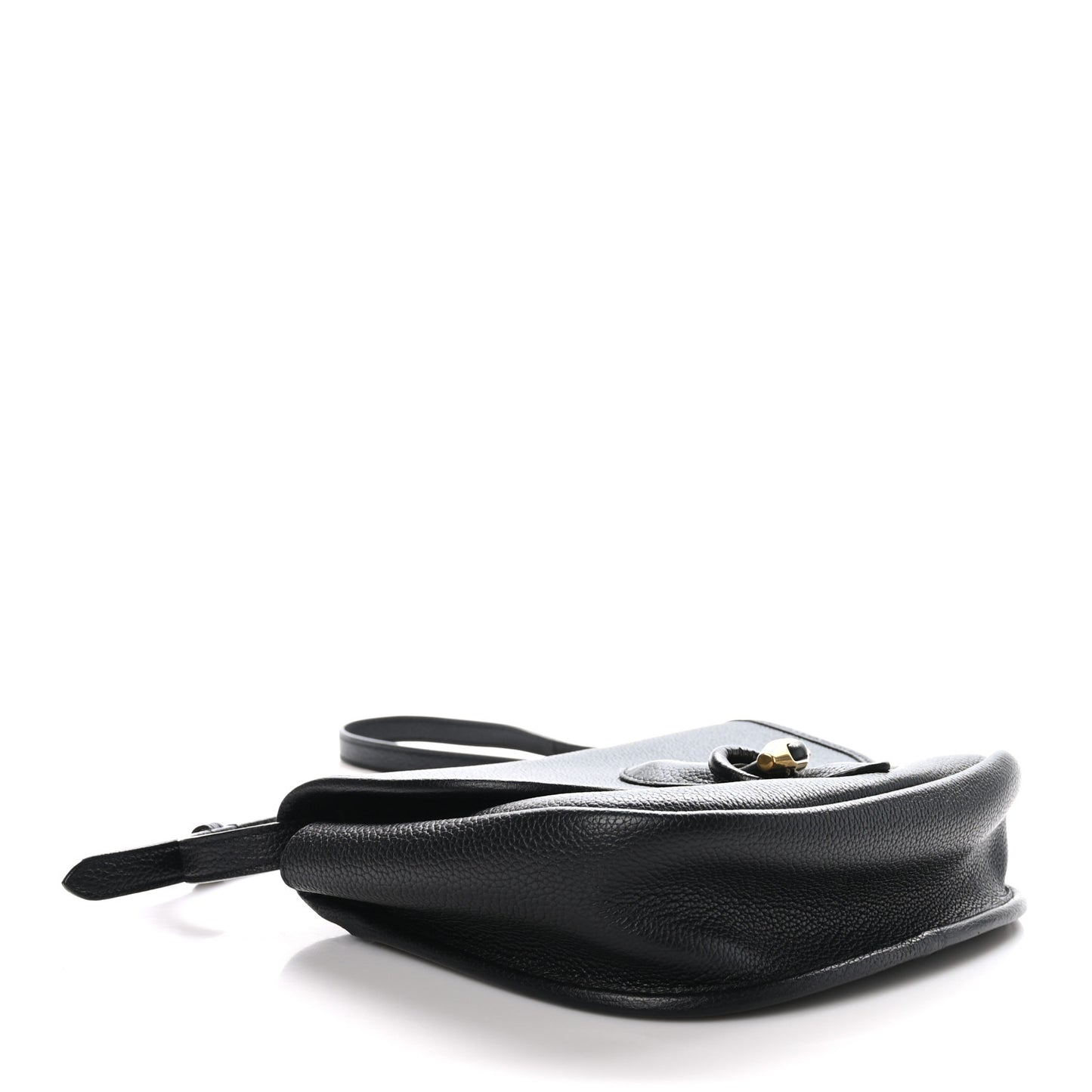 Grained Calfskin Le Caban Satchel Bag Black