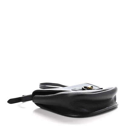 Saint Laurent Grained Calfskin Le Caban Satchel Bag Black 4 of 10