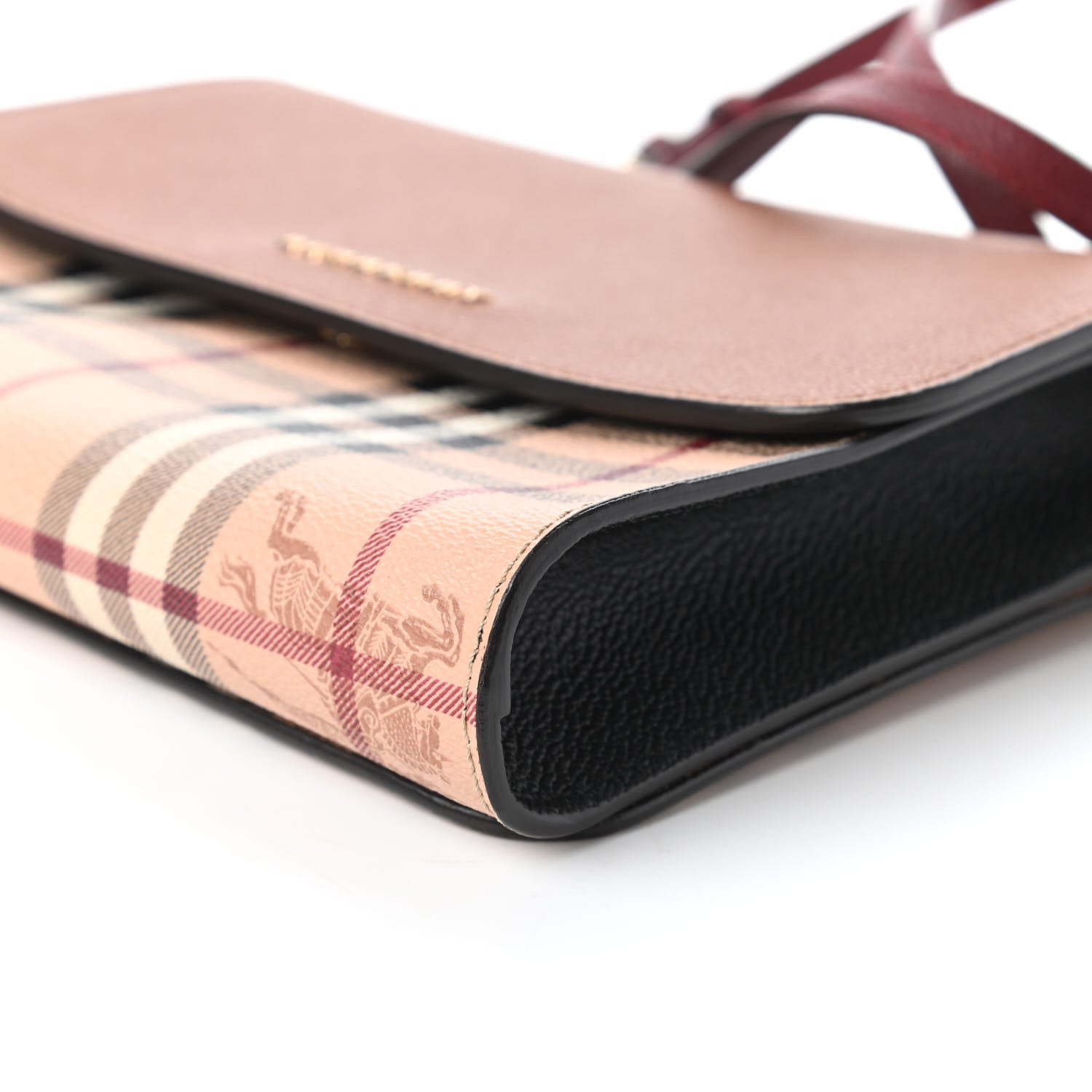 Burberry Haymarket Check Small Loxley Crossbody Bright Toffee 8 of 12