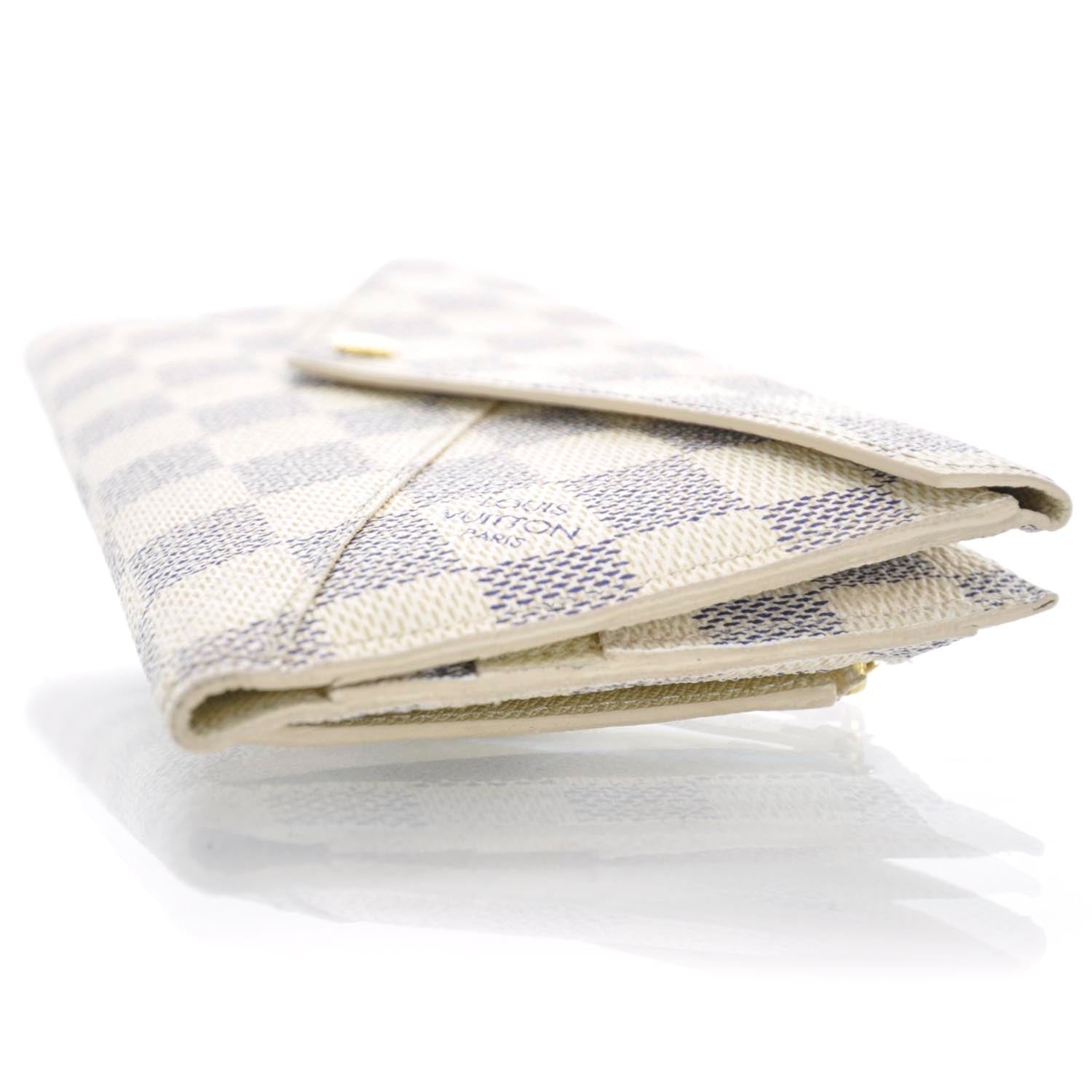 Louis Vuitton Damier Azur Long Origami Wallet 4 of 8