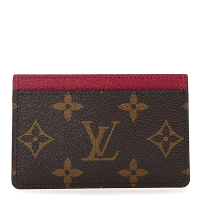 Louis Vuitton Monogram Card Holder Fuchsia 1 of 6