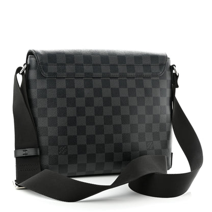 Louis Vuitton Damier Graphite District PM 3 of 10