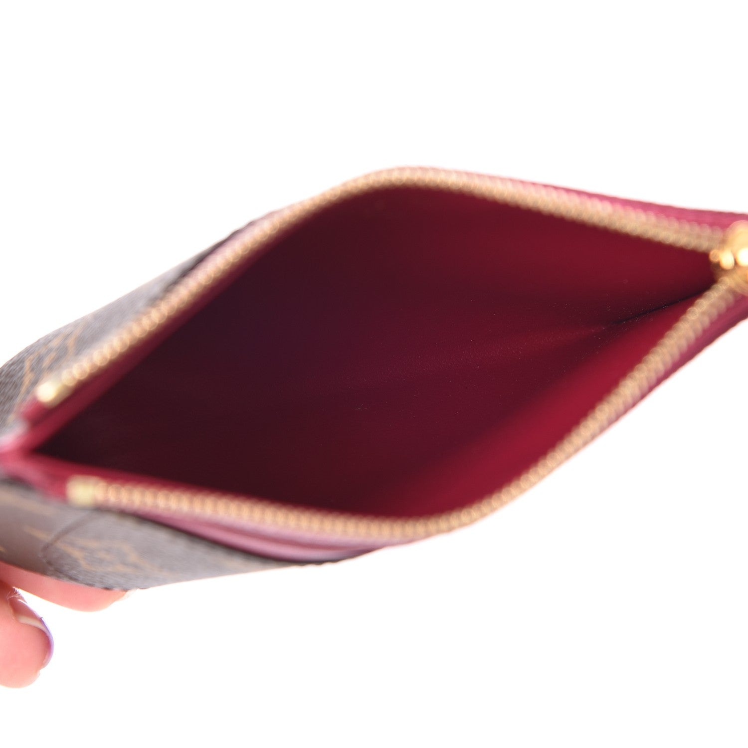 Louis Vuitton Monogram Zipped Card Holder Fuchsia 6 of 6