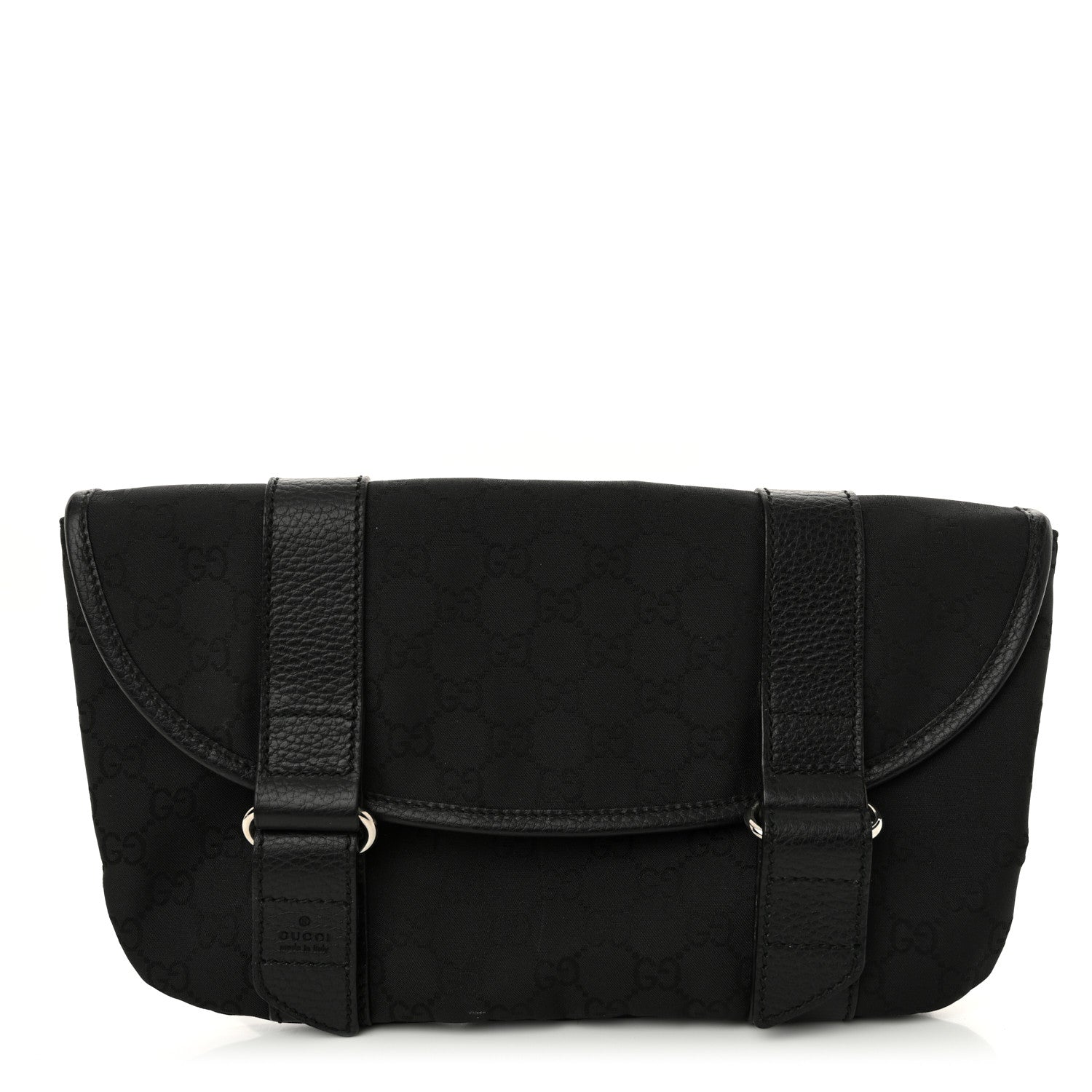 Gucci Nylon Monogram Waist Belt Bag  Black 1 of 10