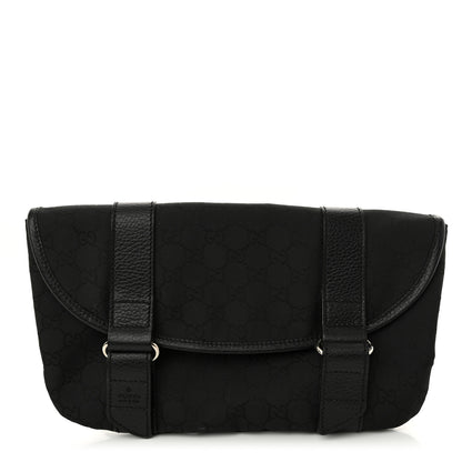 Gucci Nylon Monogram Waist Belt Bag  Black 1 of 10