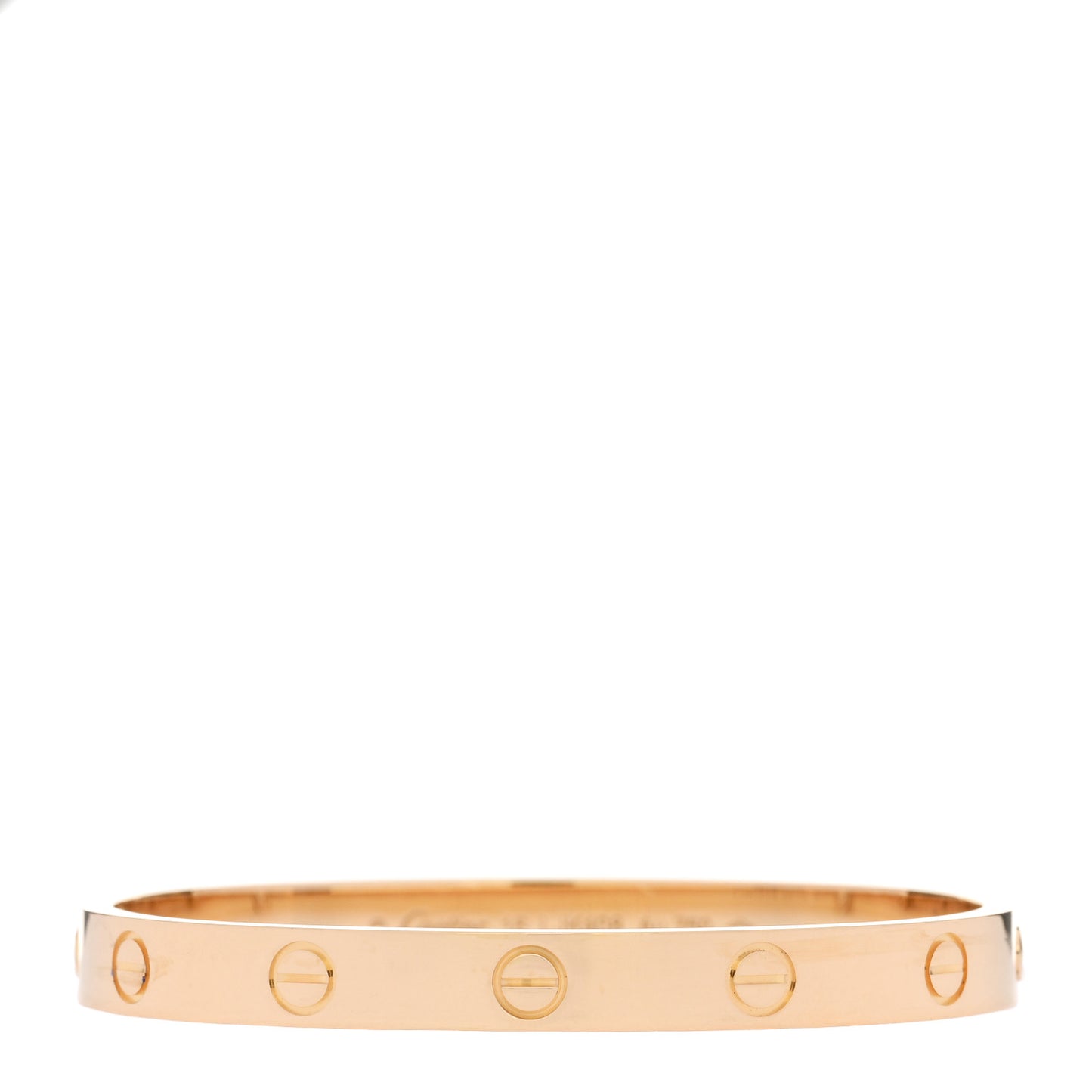 18k Yellow Gold LOVE Bracelet 16