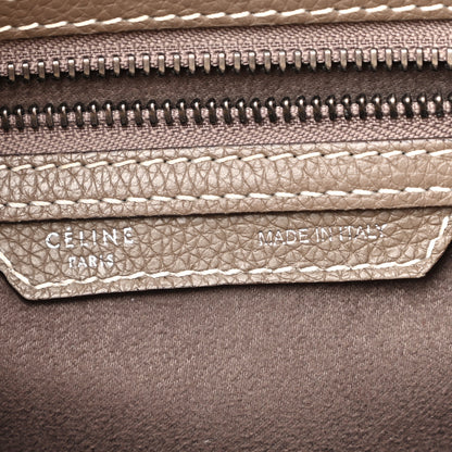 Celine Drummed Calfskin Micro Luggage Souris Souris 5 of 11