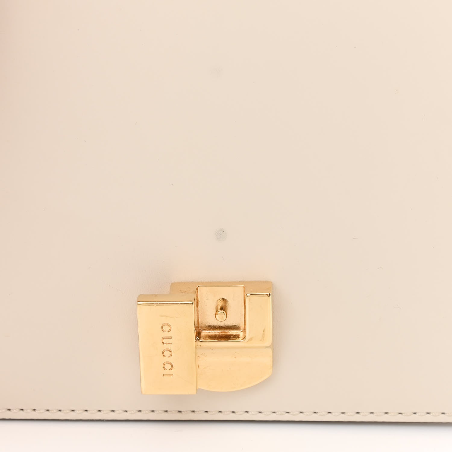 Gucci Calfskin Mini Sylvie Chain Shoulder Bag White 11 of 13