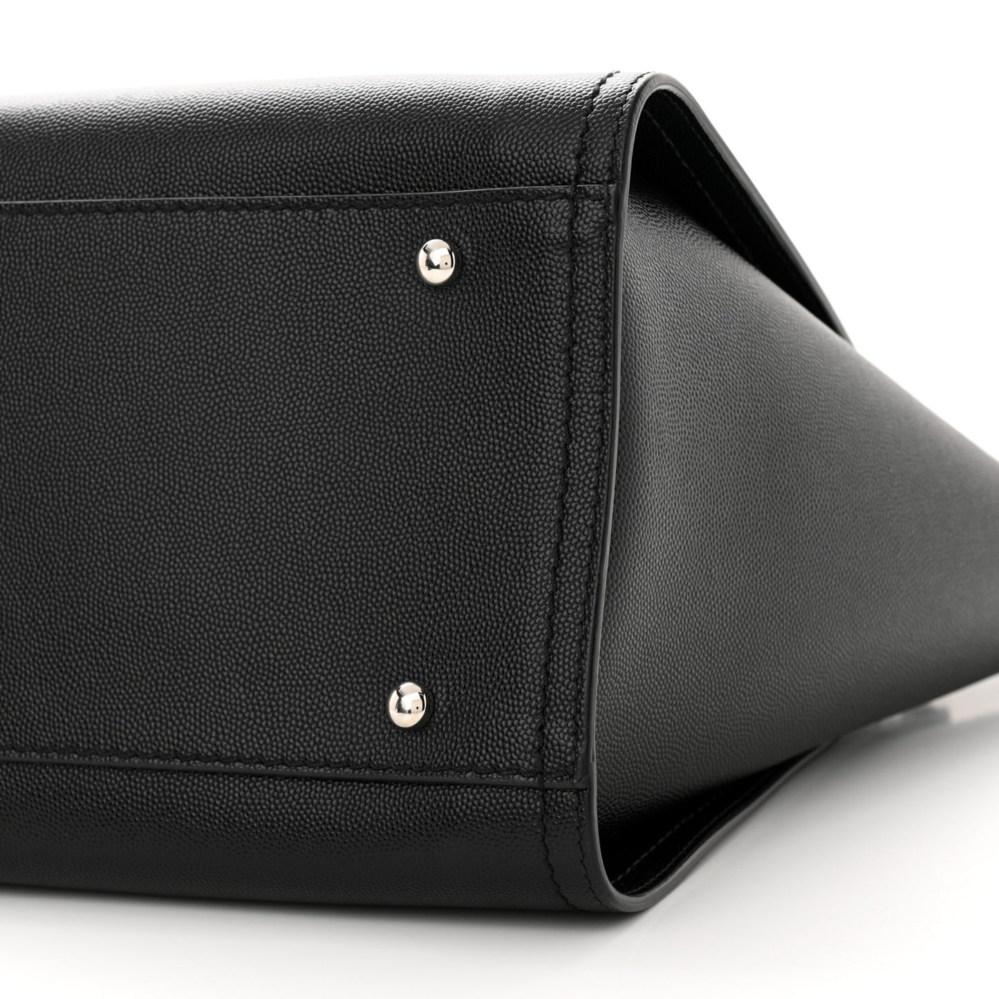 Caviar Small Studded Deauville Tote Black