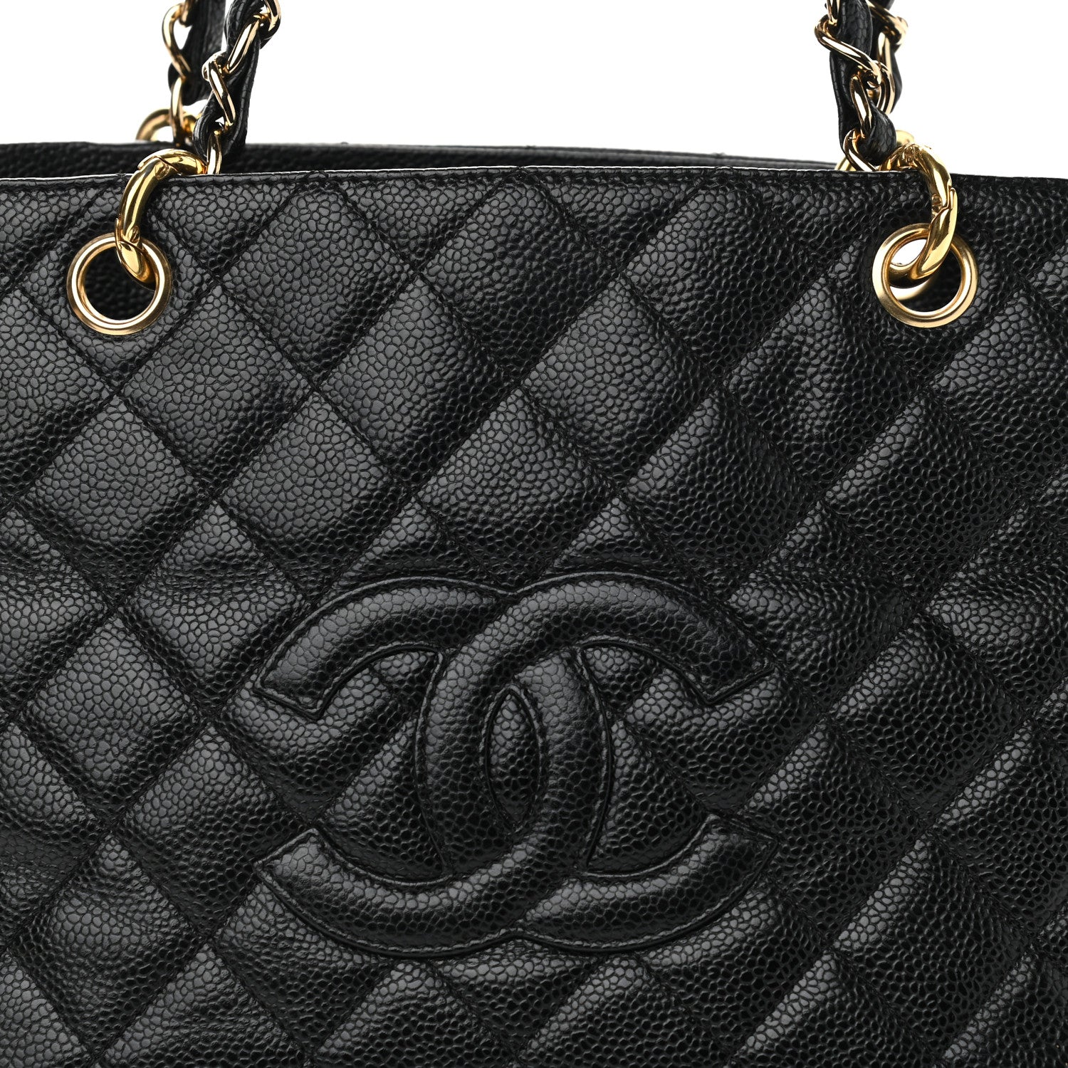 Chanel Caviar Quilted Petit Timeless Tote PTT Black 8 of 10