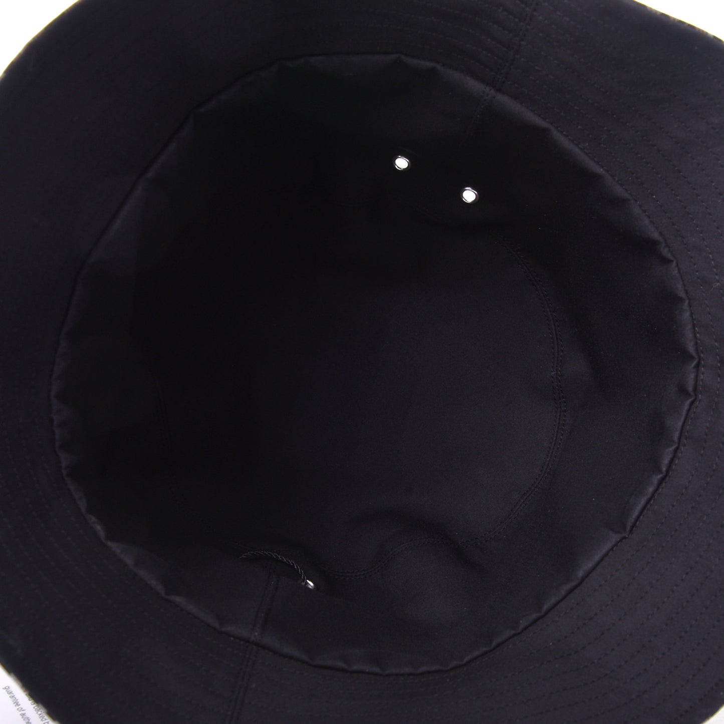 Polyester Cotton Oblique Teddy-D Brim Bucket Hat 58 Black